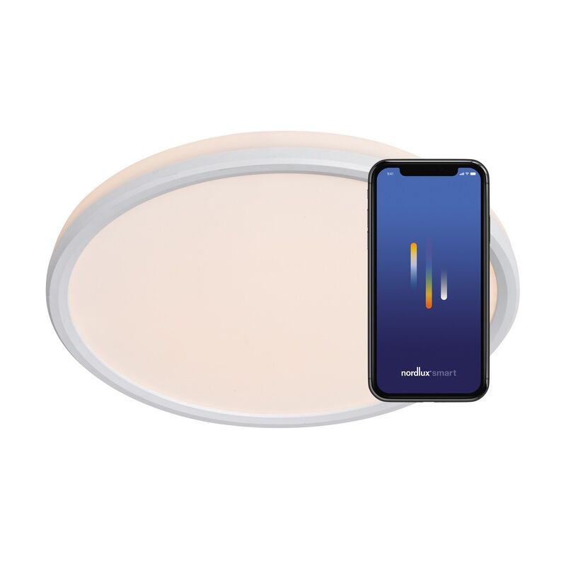Nordlux Liva Smart Color weiß LED Deckenleuchte