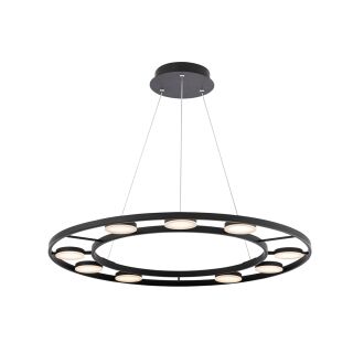 Maytoni Pendelleuchte Fad LED 9-flammig schwarz