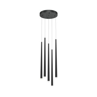 Maytoni Pendelleuchte Cascade LED 5-flammig schwarz