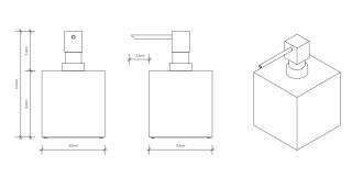 Decor Walther Corner DW 475 Seifenspender Chrom